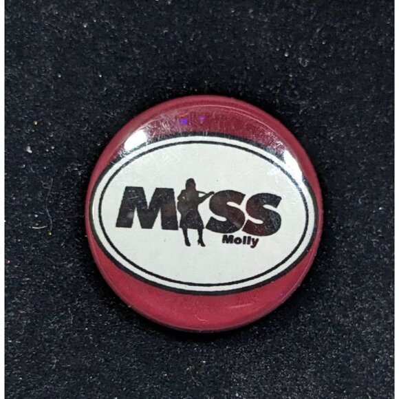 Miss Molly Collectible Red And White Pin/Badge - Picture 3 of 4
